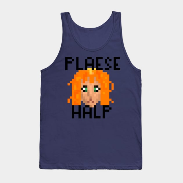 Leeloo Dallas Multipass Pixel Tank Top by ManicWax